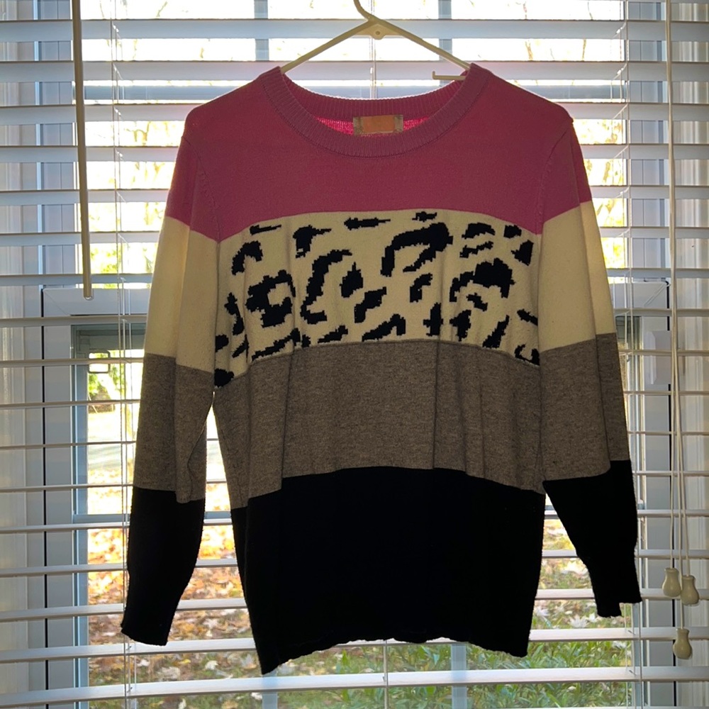 Leopard Print Sweater